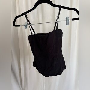 lululemon athletica Black Tank Top with Thin Straps